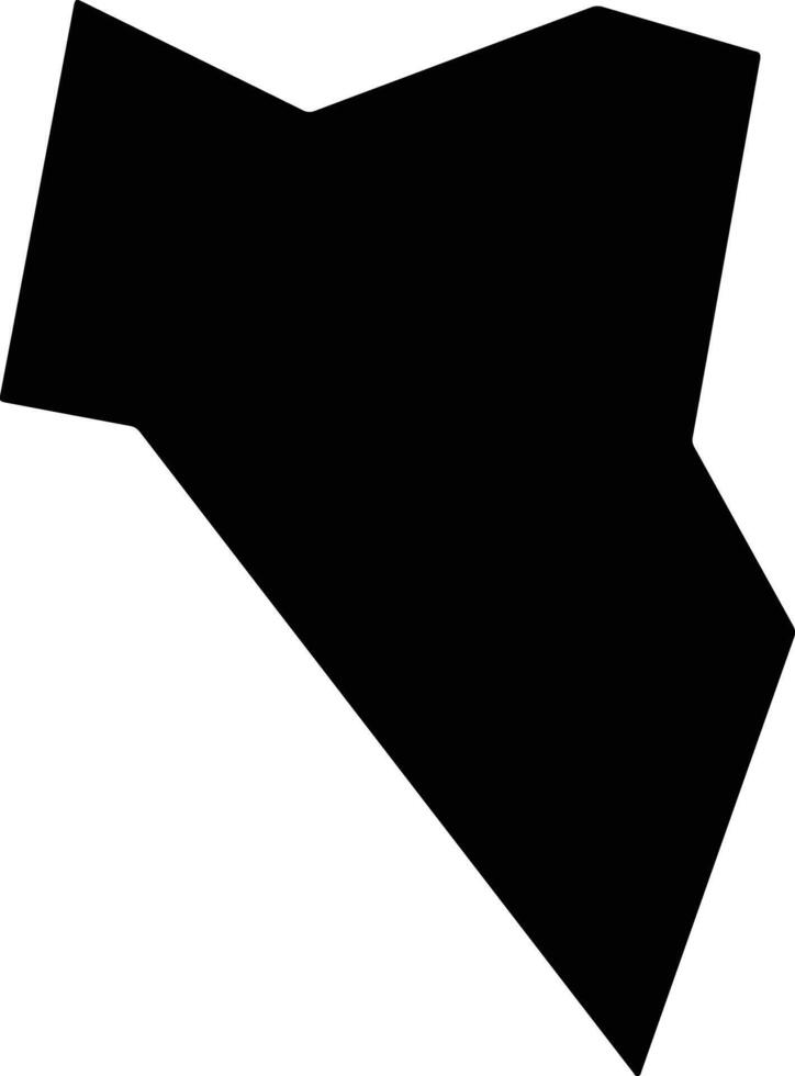Panzhihuashi China silhouette map vector