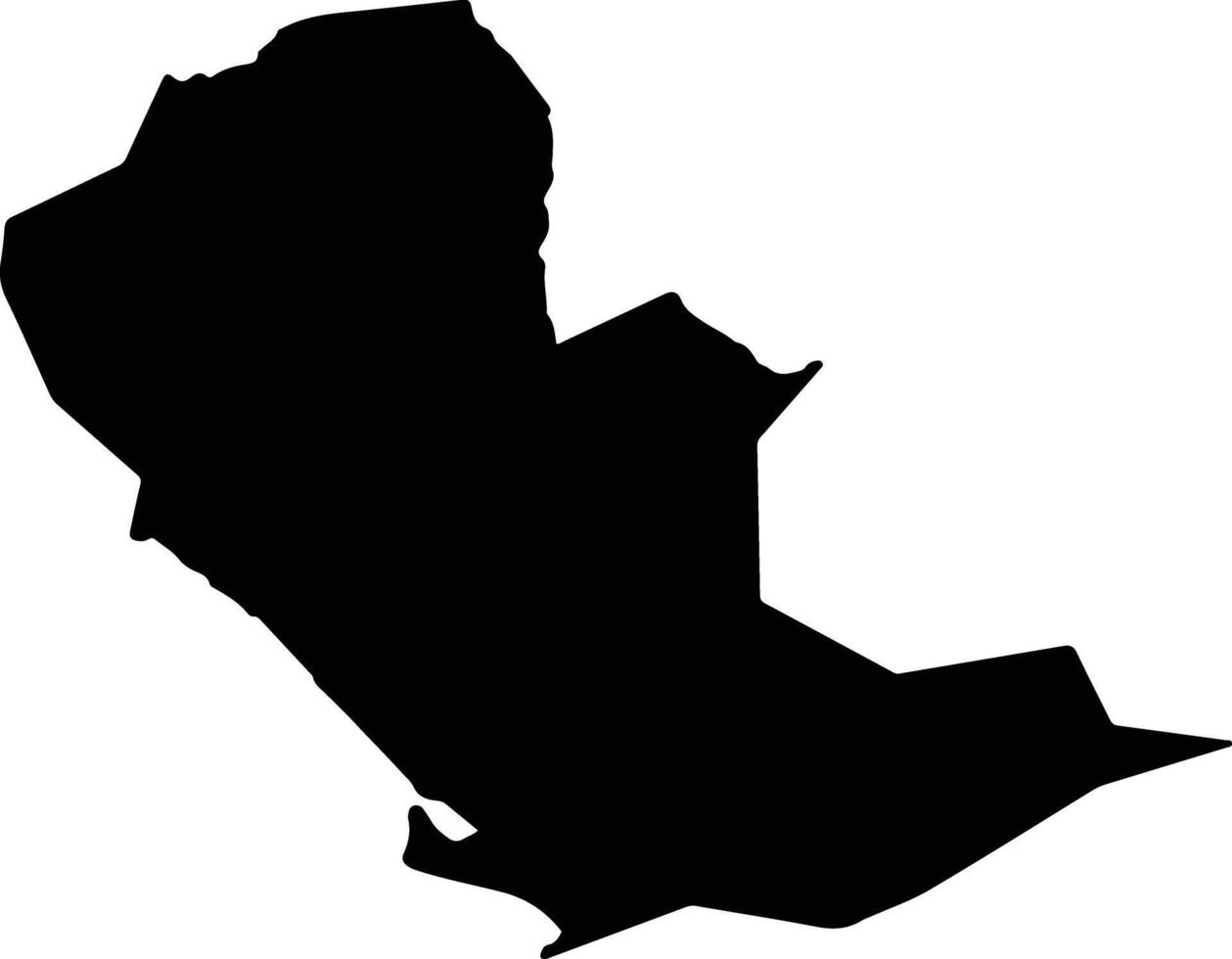 Pap Uzbekistan silhouette map vector
