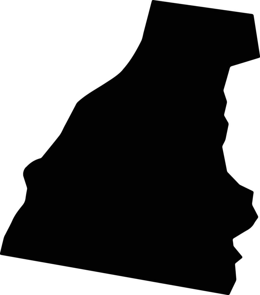 Parc Estate Saint Lucia silhouette map vector