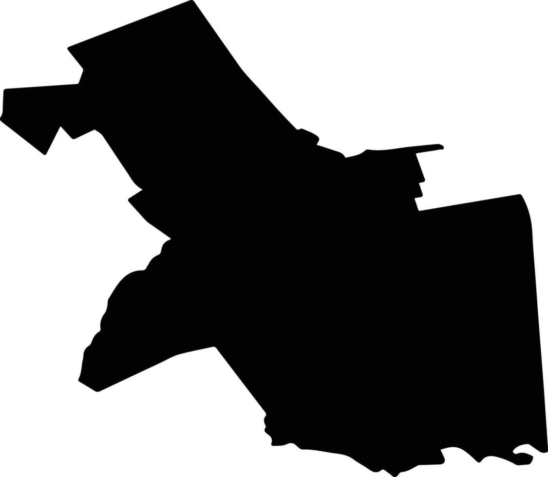 PARTA Romania silhouette map vector