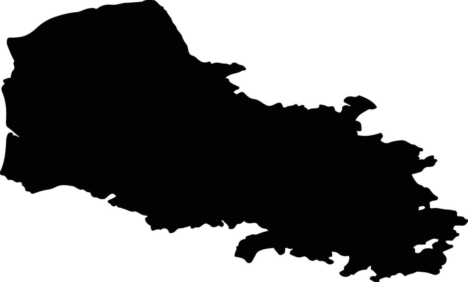 Pas de Calais France silhouette map vector