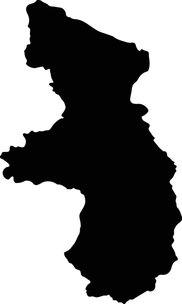 Pasaman Indonesia silhouette map vector