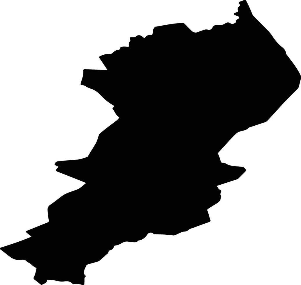 Pasienes pag Latvia silhouette map vector