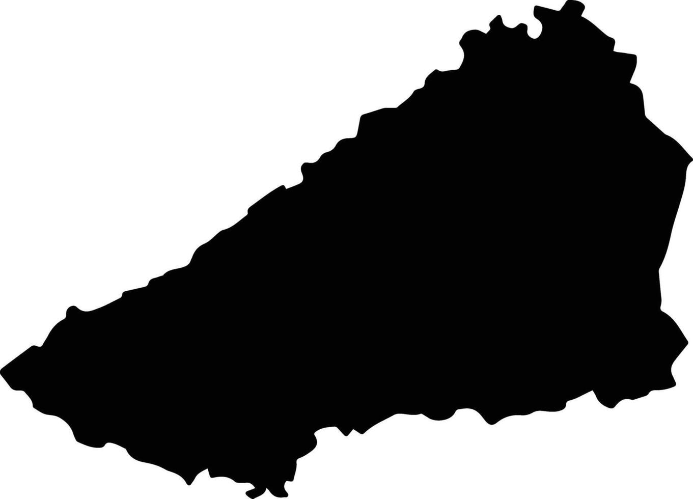 Paso de Ovejas Mexico silhouette map vector