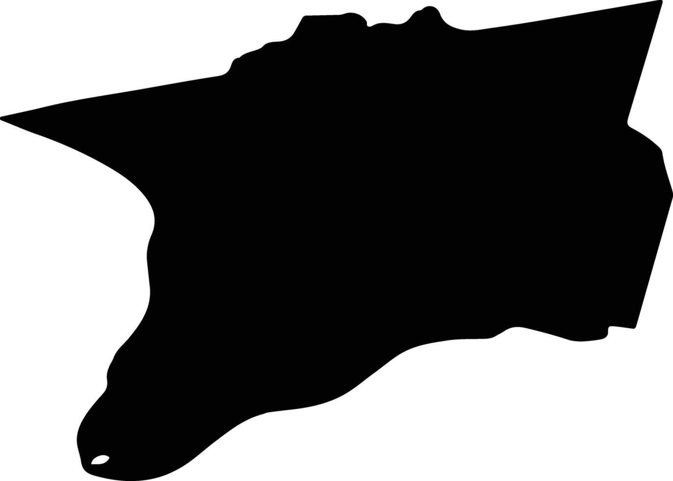 Paso De Patria Paraguay silhouette map vector