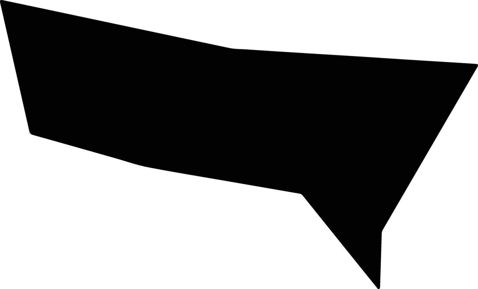 Passa e Fica Brazil silhouette map vector