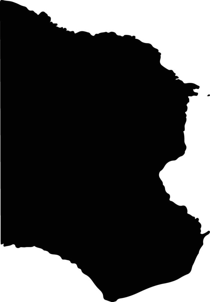 Patagones Argentina silhouette map vector