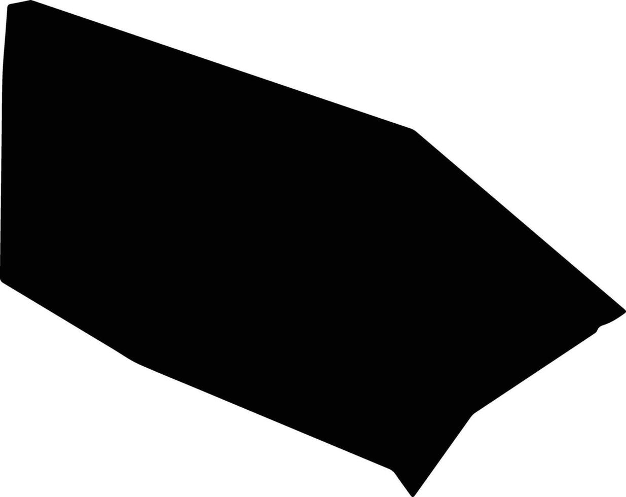 Patamacca Suriname silhouette map vector