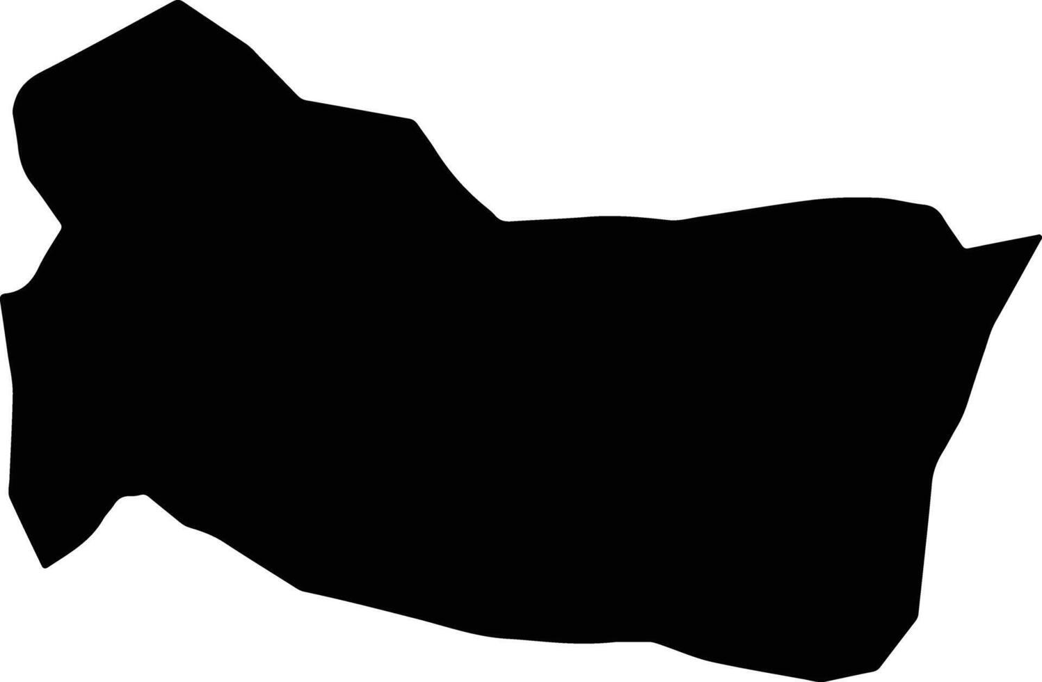 Pategi Nigeria silhouette map vector