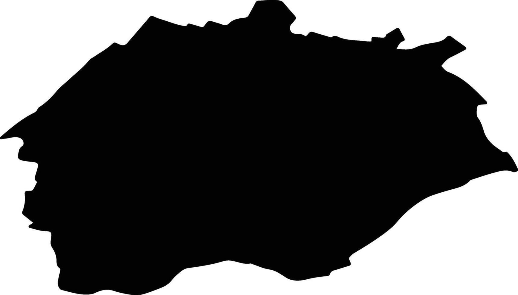 PAUCA Romania silhouette map vector