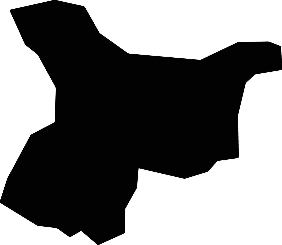 Paulo de Faria Brazil silhouette map vector