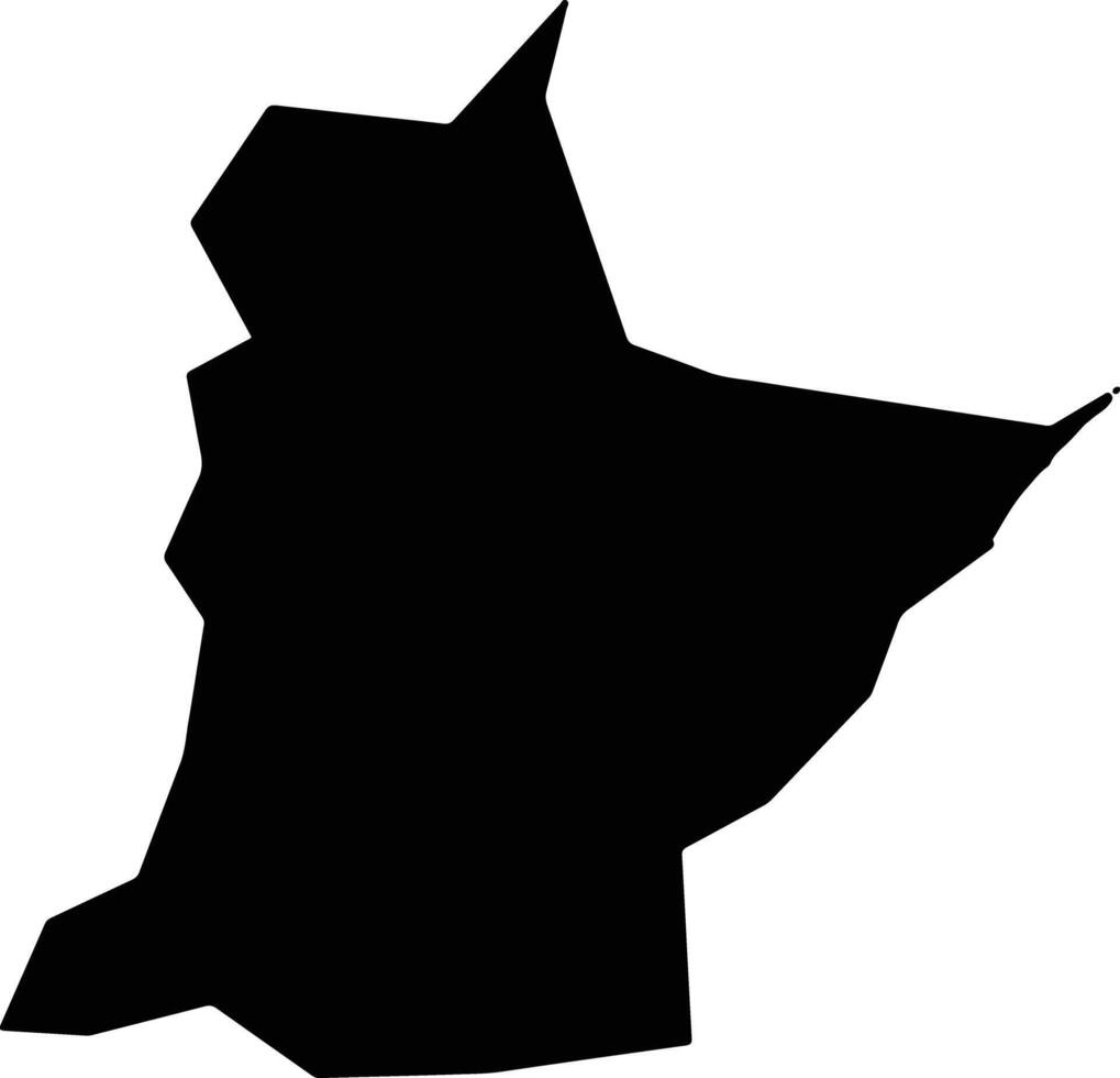Paulo Lopes Brazil silhouette map vector