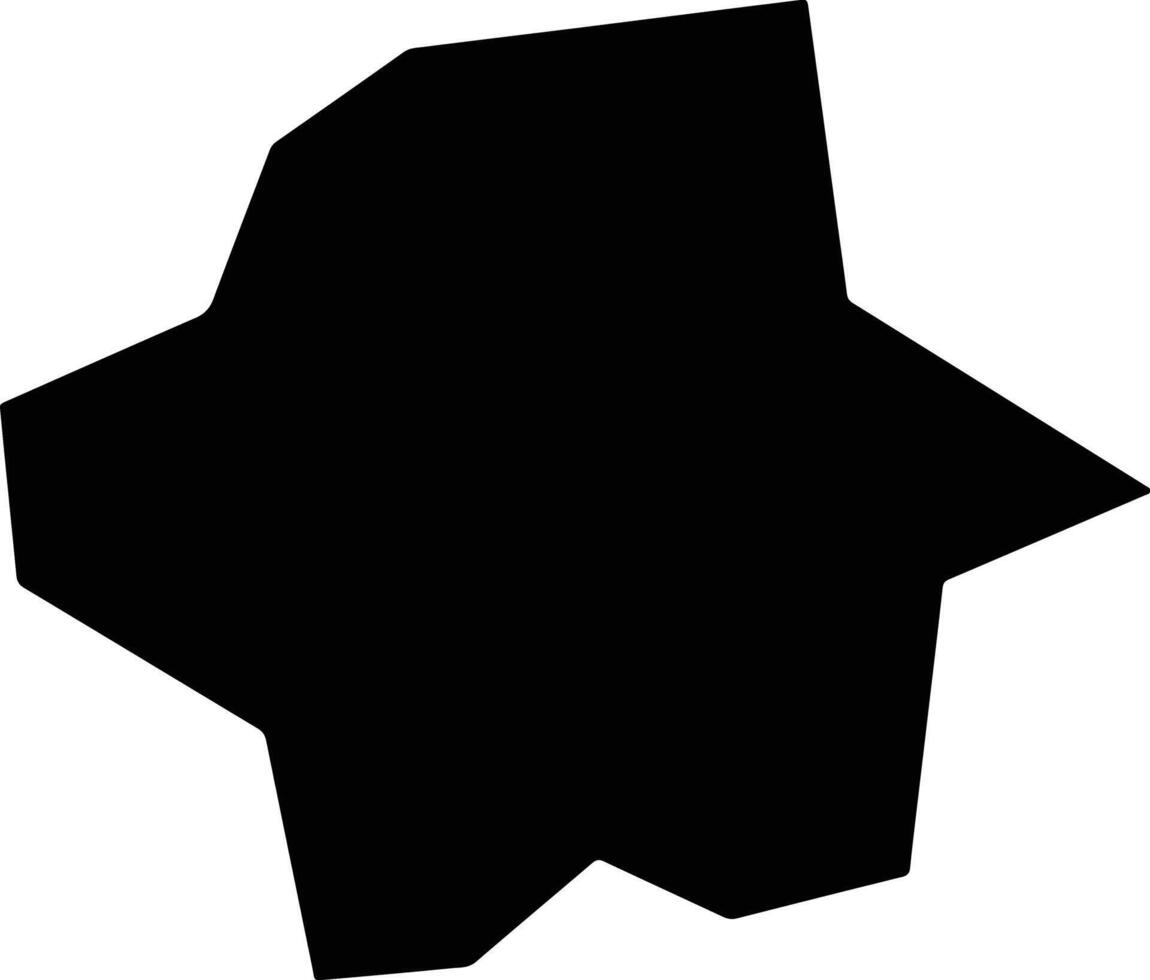 Pavlikeni Bulgaria silhouette map vector