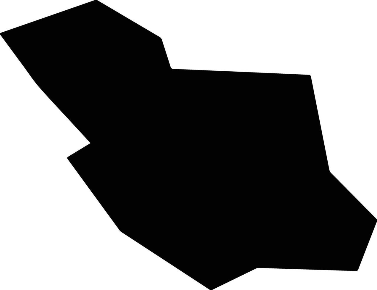 Pavlodarskiy Kazakhstan silhouette map vector