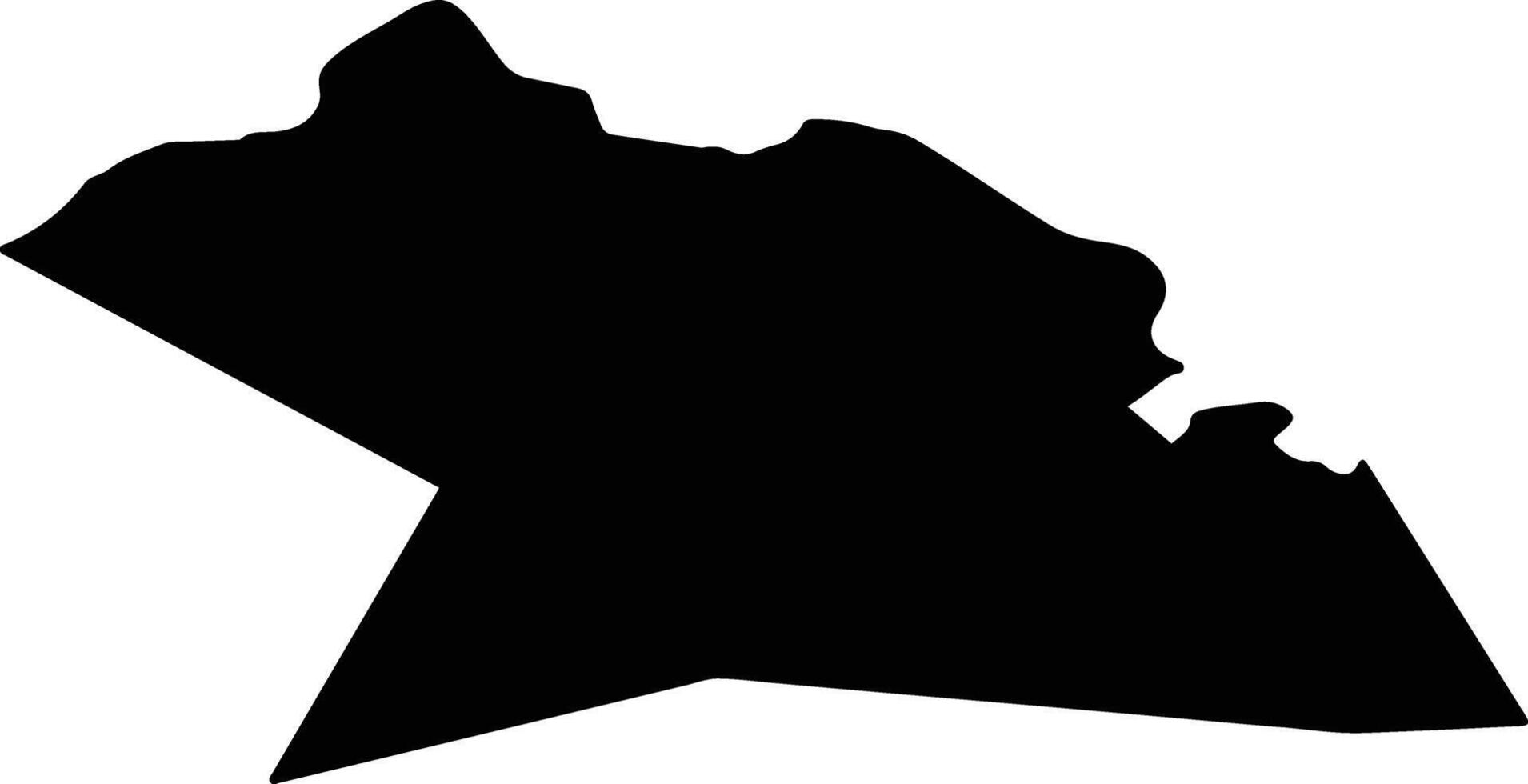Paxtaabad Uzbekistan silhouette map vector