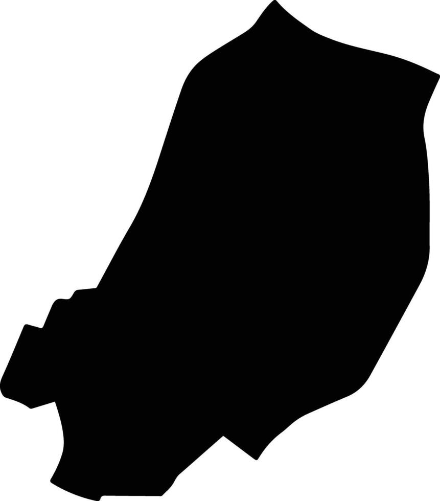 PAYA LEBAR Singapore silhouette map vector