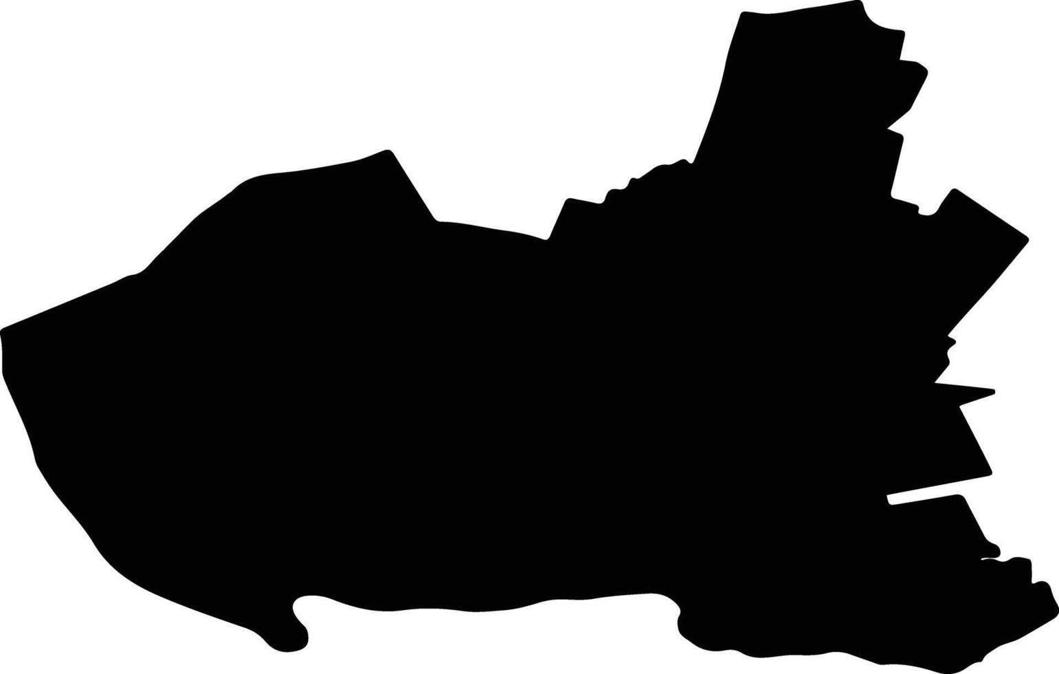 PECICA Romania silhouette map vector