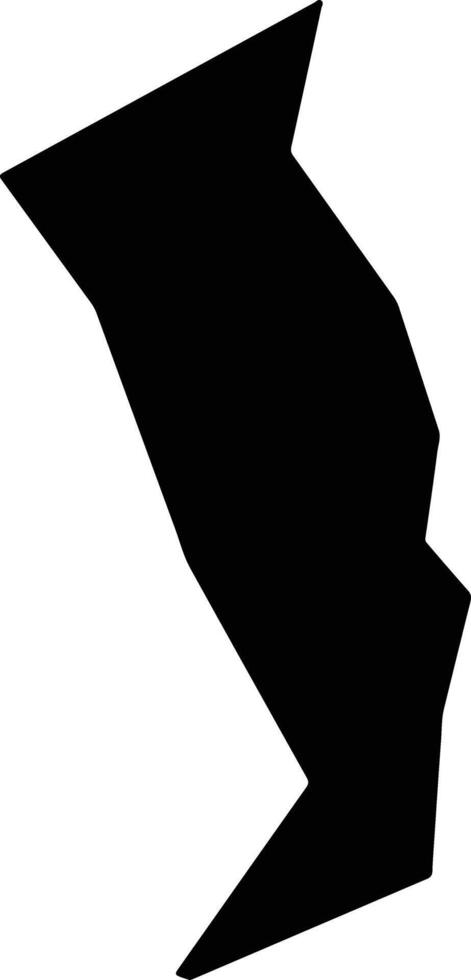 Pedra Branca Brazil silhouette map vector