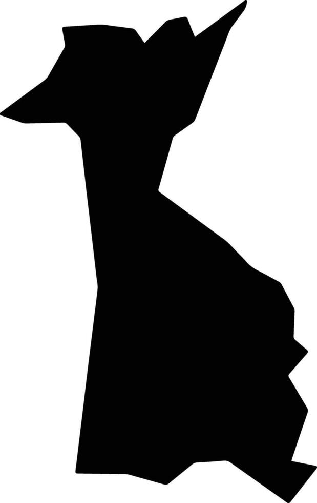 Pedra Brazil silhouette map vector