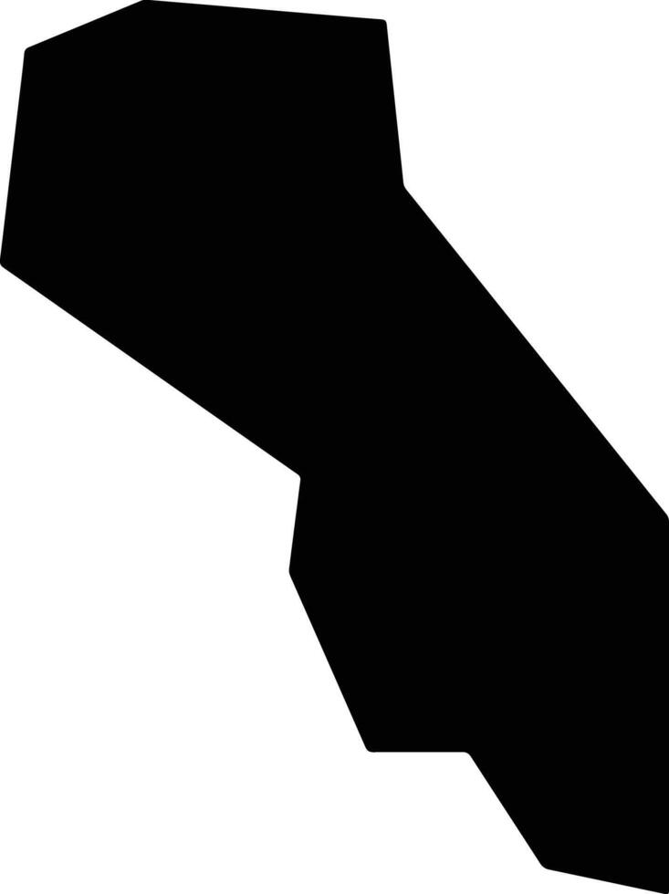 Pedreira Brazil silhouette map vector