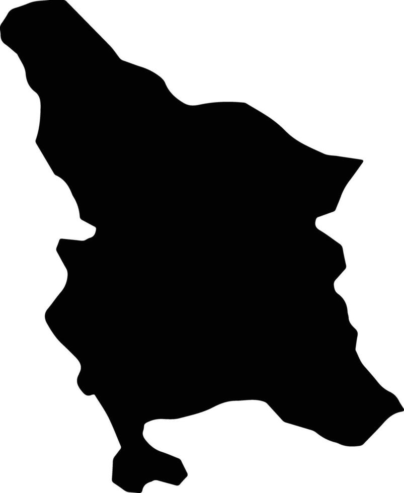 Pedro Brand Dominican Republic silhouette map vector
