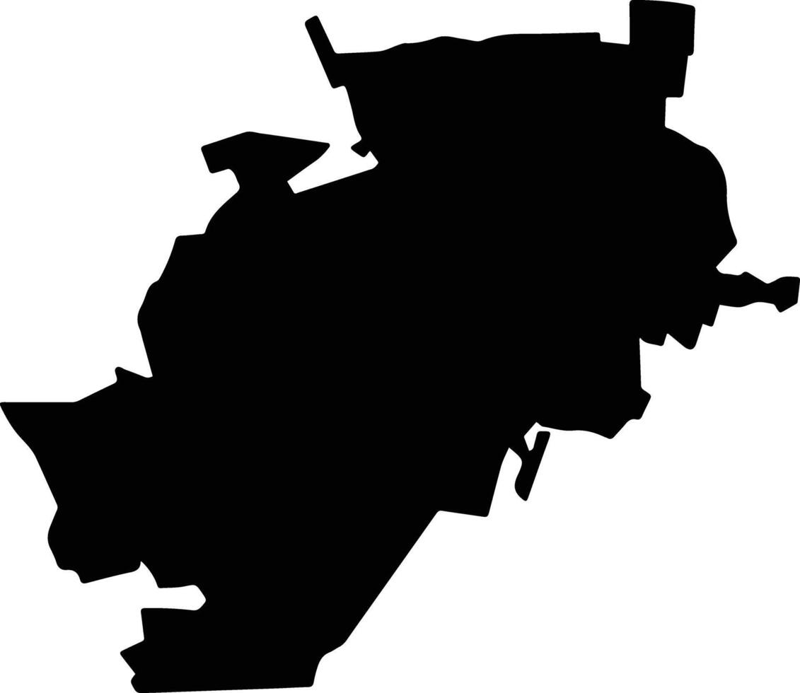 Pedro Escobedo Mexico silhouette map vector