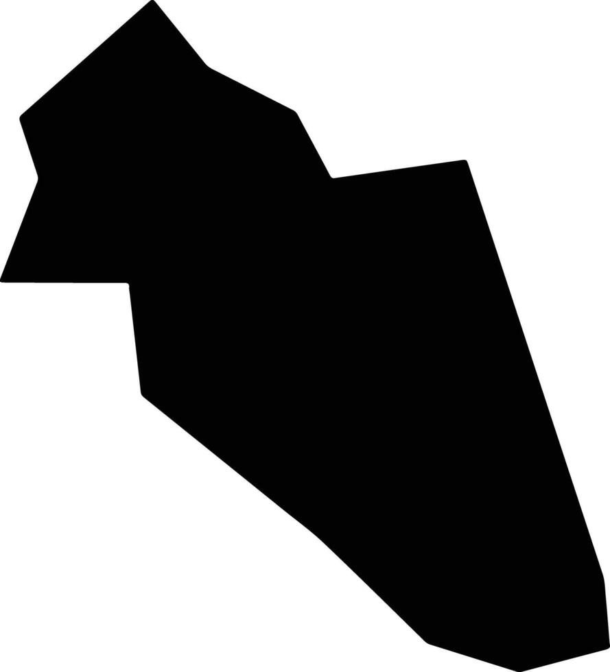 Pedro Velho Brazil silhouette map vector