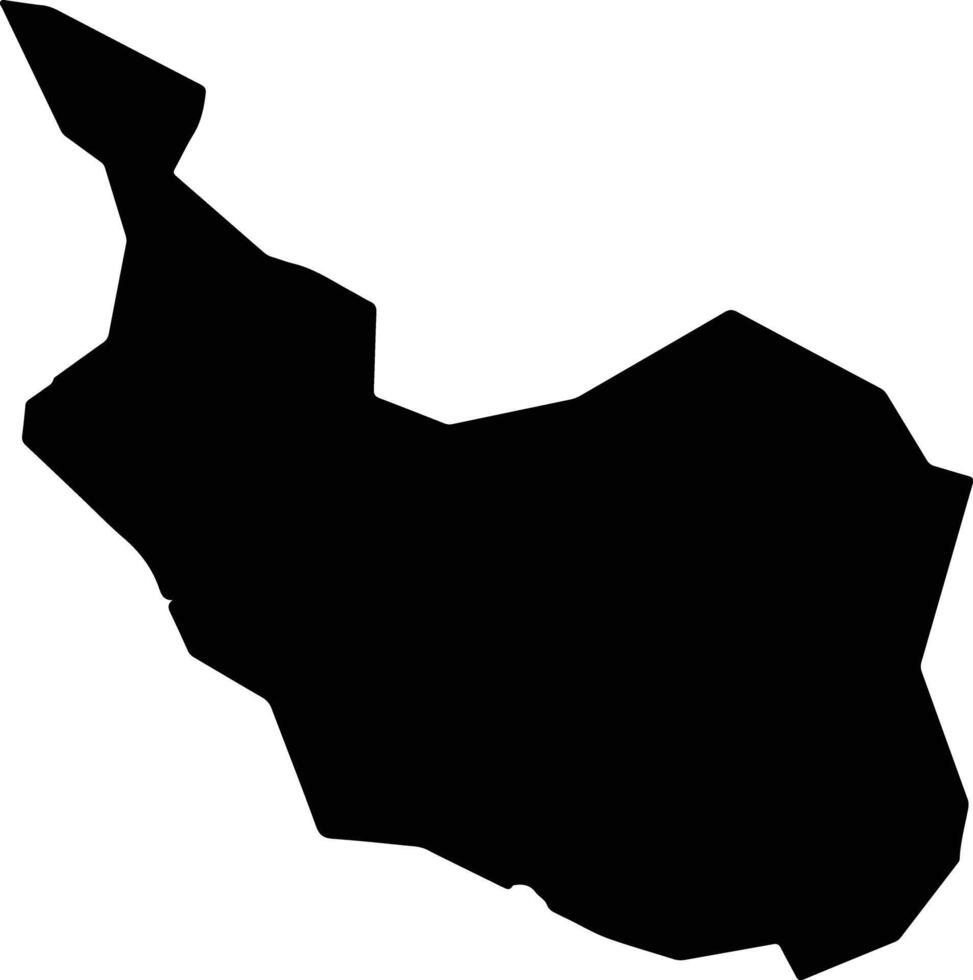 Pegeia Cyprus silhouette map vector