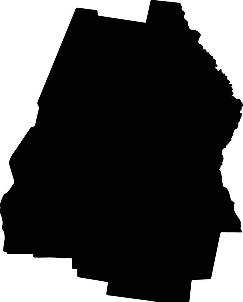 Pelegrini Argentina silhouette map vector