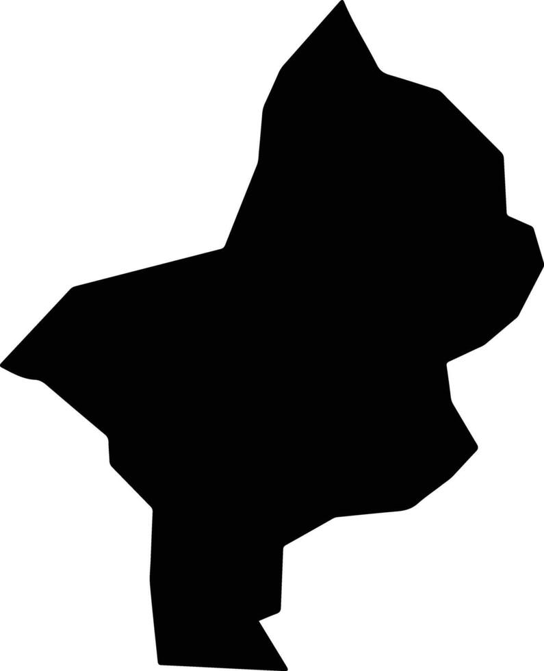Penedo Brazil silhouette map vector
