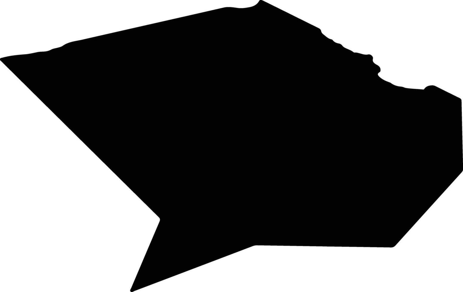 Penglaixian China silhouette map vector