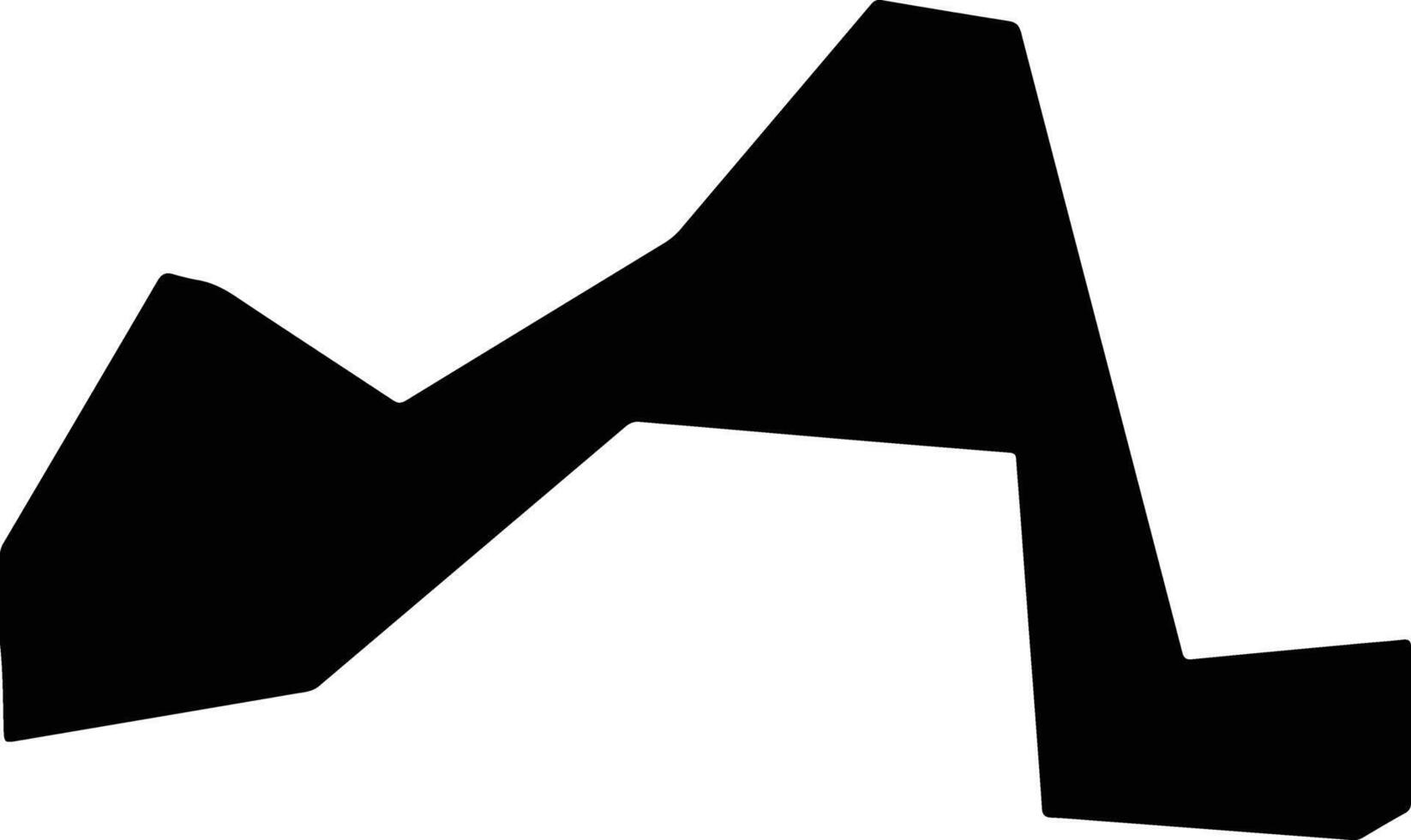 Pengxixian China silhouette map vector