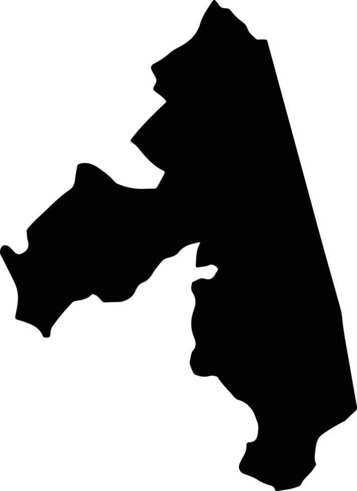 Pepper Jamaica silhouette map vector