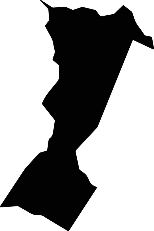 Pequizeiro Brazil silhouette map vector