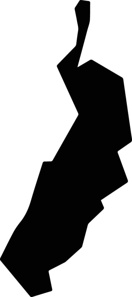 Pereiro Brazil silhouette map vector
