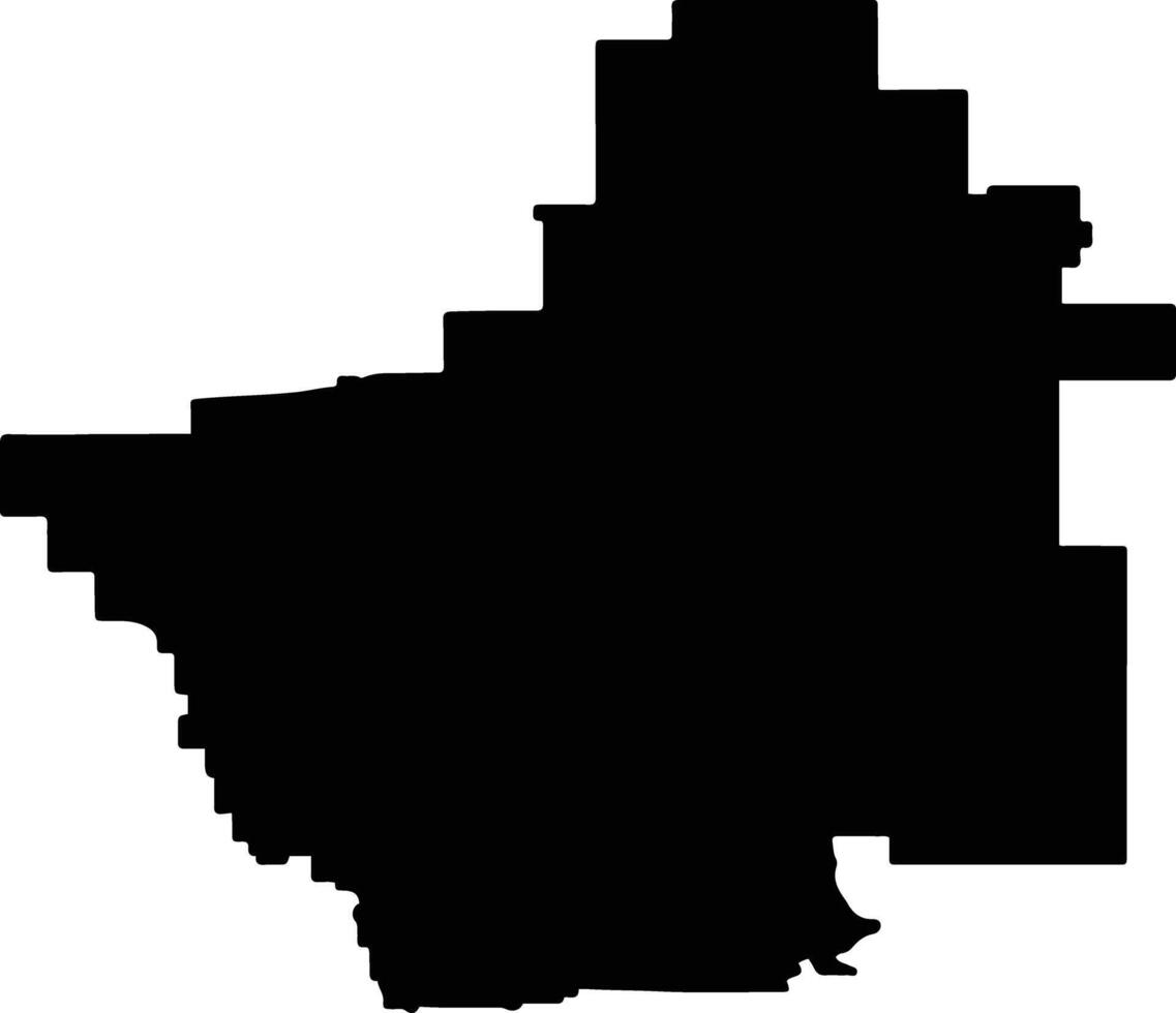 Perenjori Australia silhouette map vector