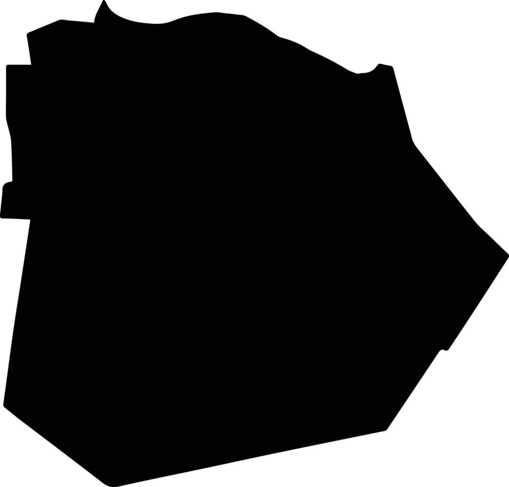 PERIAM Romania silhouette map vector