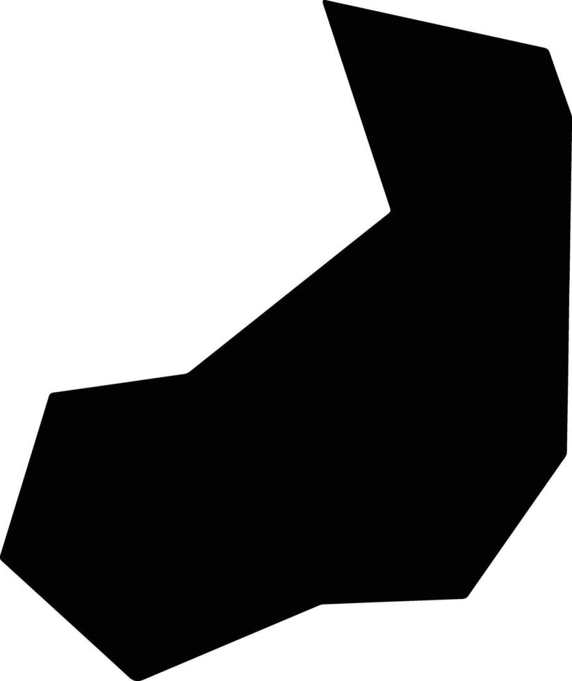 Peristerona Pafou Cyprus silhouette map vector