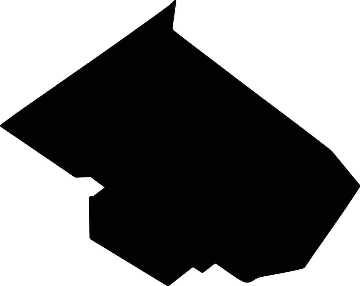 PESAC Romania silhouette map vector