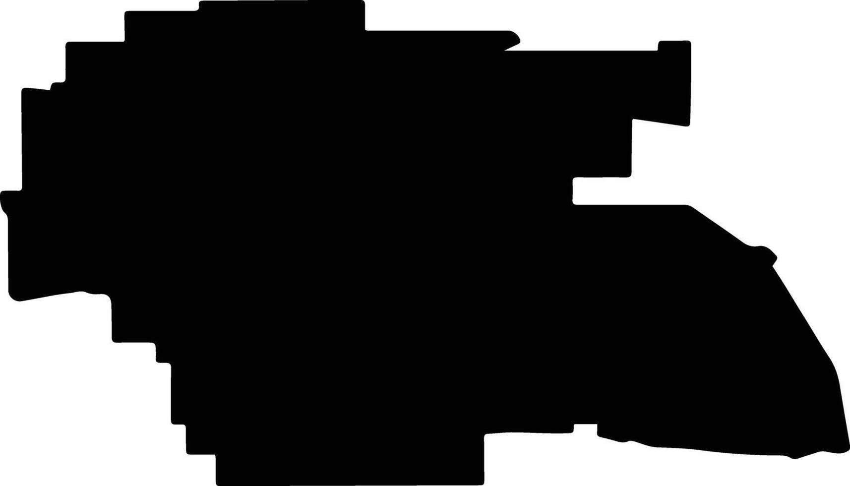 Peschanokopsky District Russia silhouette map vector