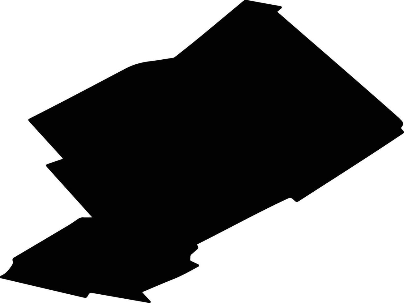 PETRESTI Romania silhouette map vector