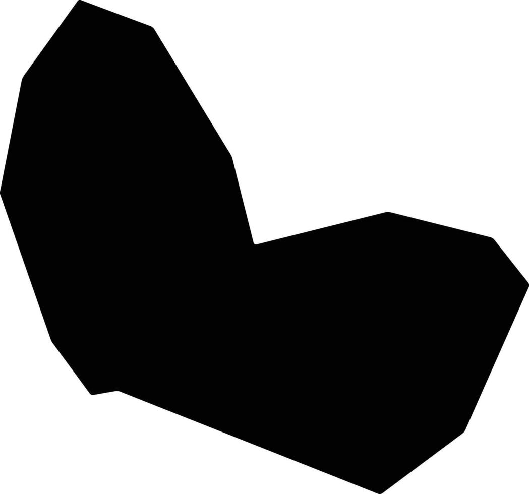 Petra Cyprus silhouette map vector