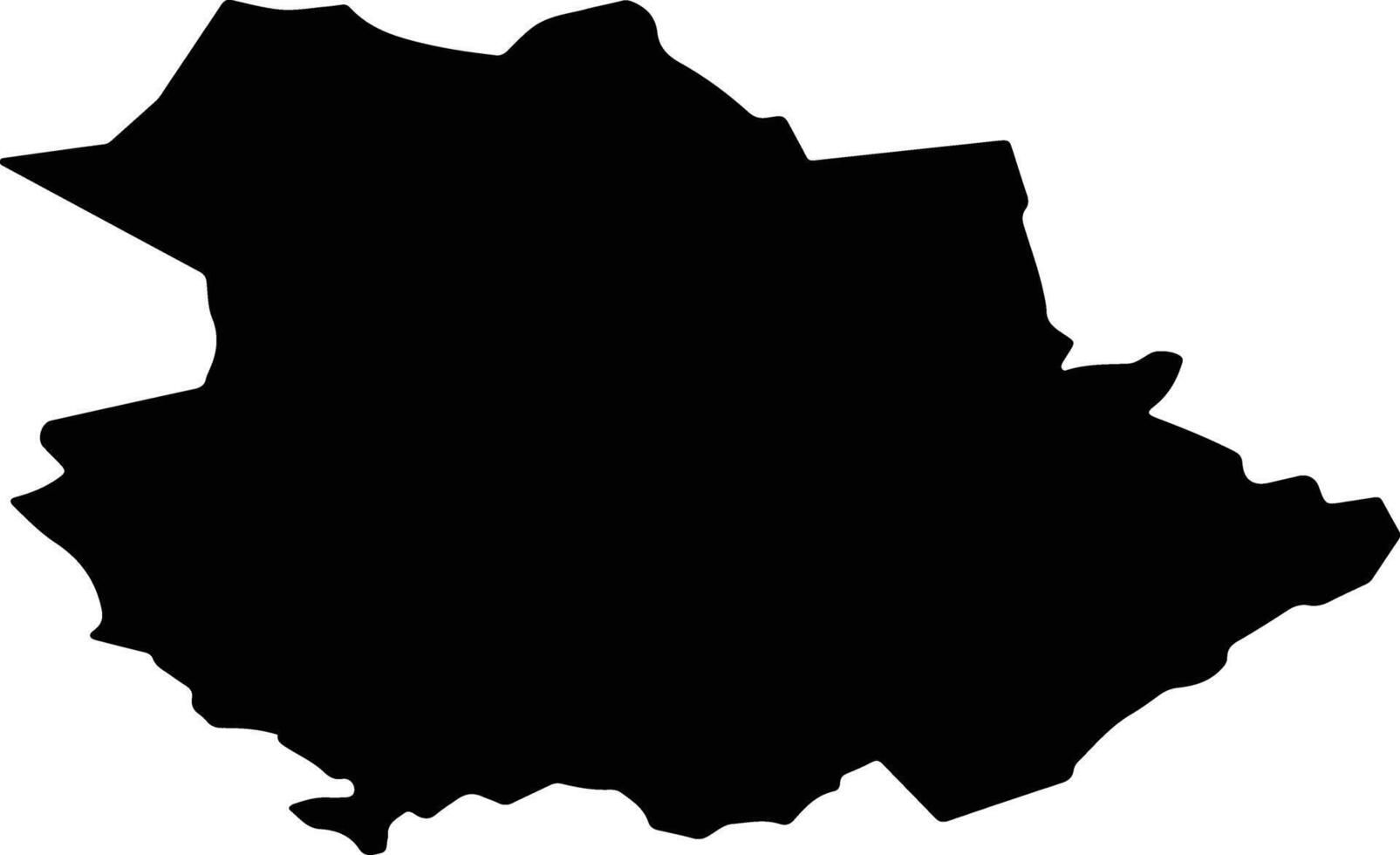 Petropavlovsky District Russia silhouette map vector