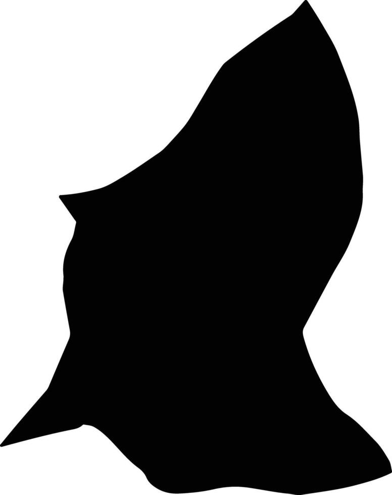 Phalanxay Laos silhouette map vector