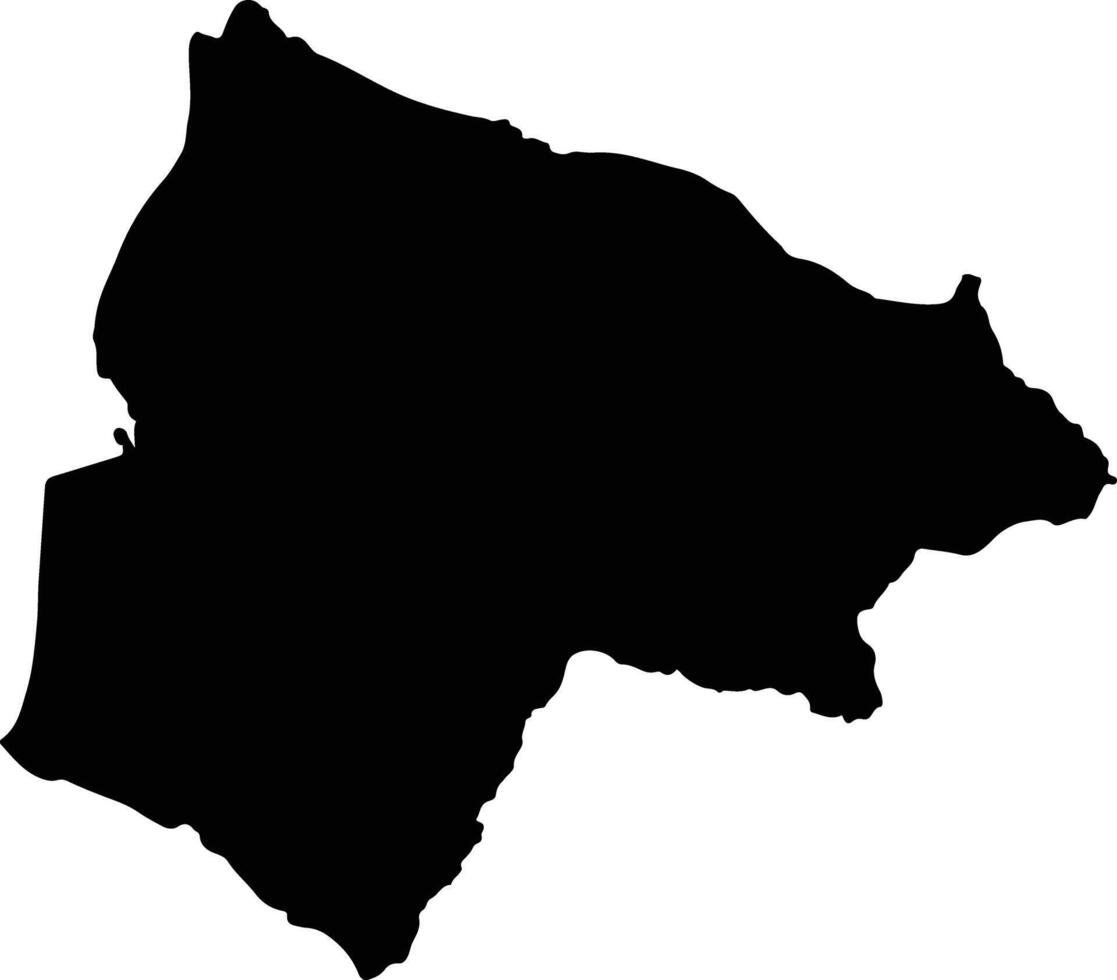 Phanom Sarakham Thailand silhouette map vector
