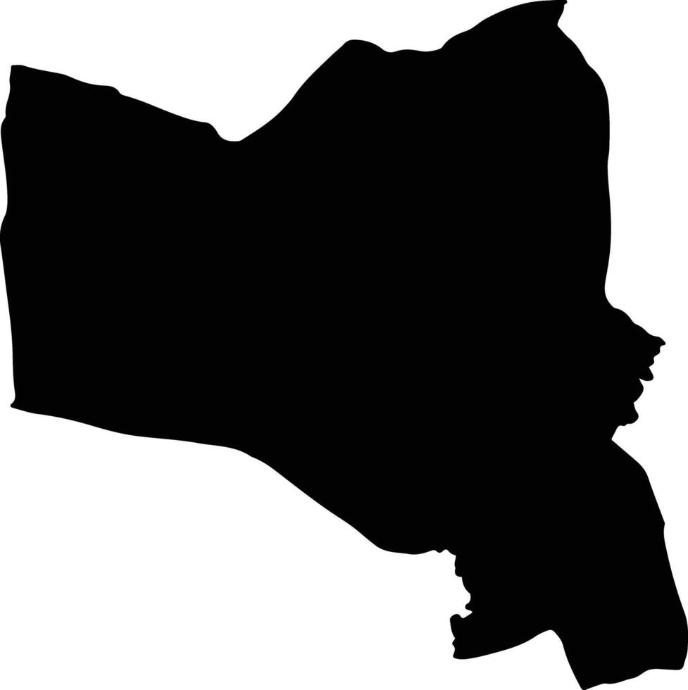 Phayu Thailand silhouette map vector