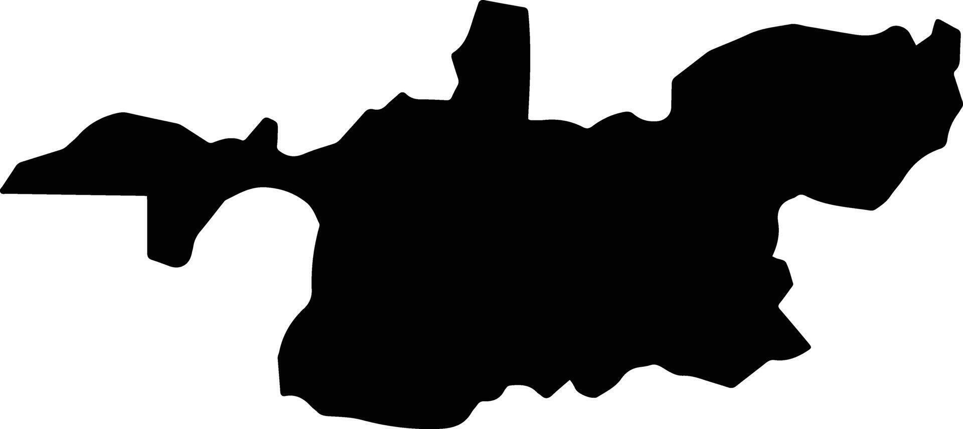Philadelphia Jamaica silhouette map vector