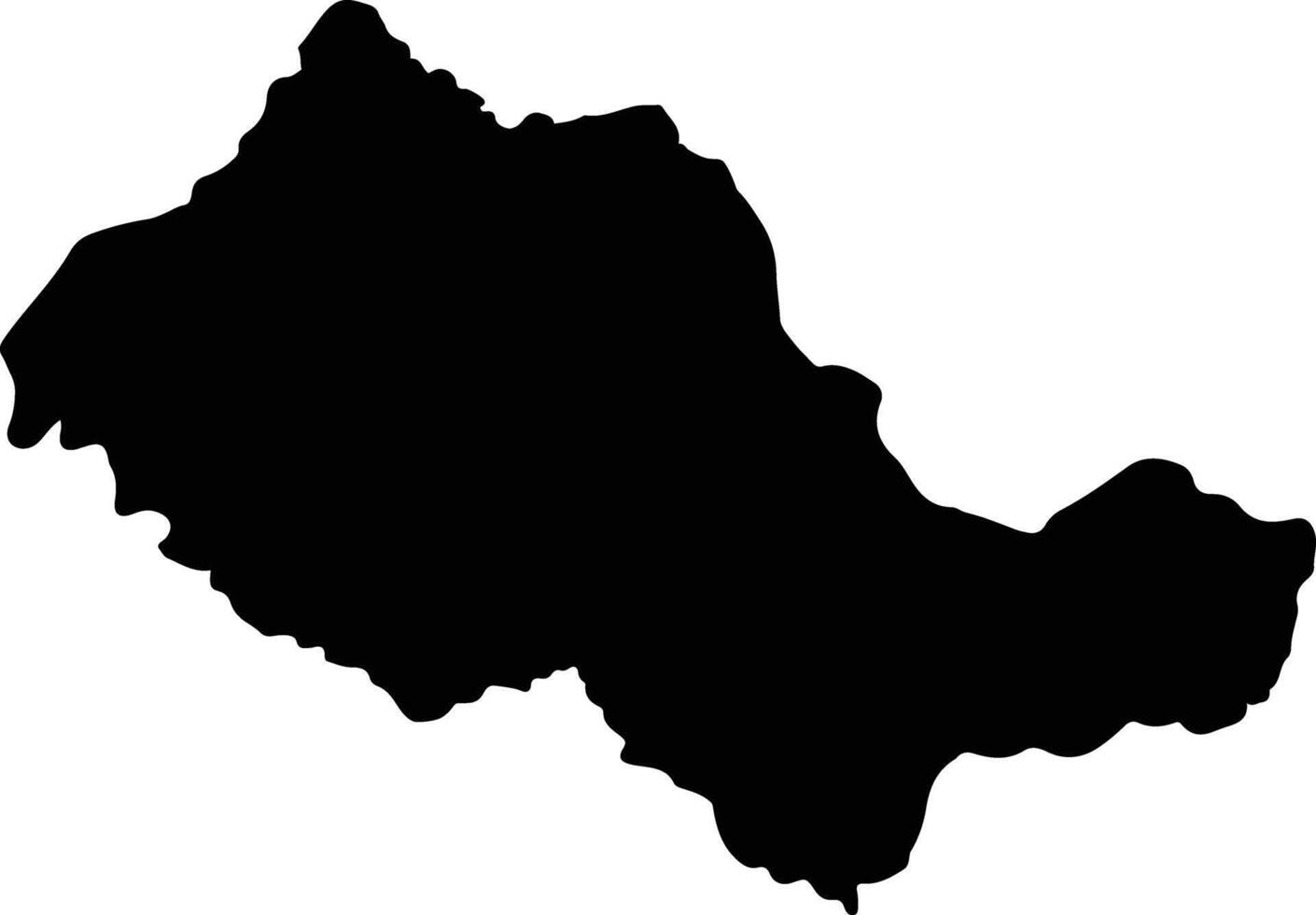 Pho Sai Thailand silhouette map vector