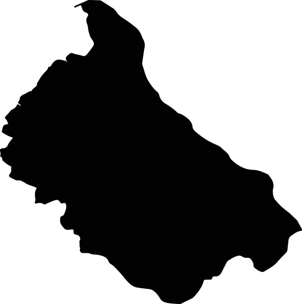 Phonthong Laos silhouette map vector