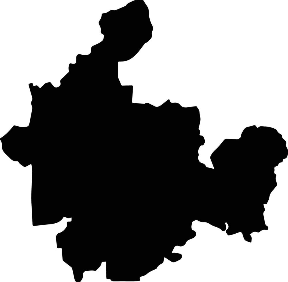 Phu Giao Vietnam silhouette map vector